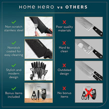 Home Hero Stainless Steel Kitchen & Steak Knife Set